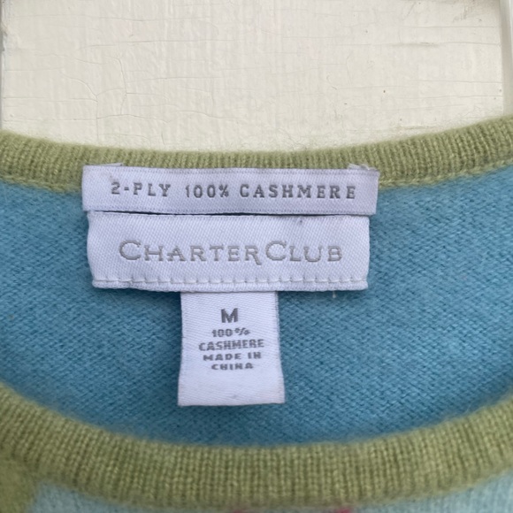 Charter Club cashmere sweater - Picture 3 of 4